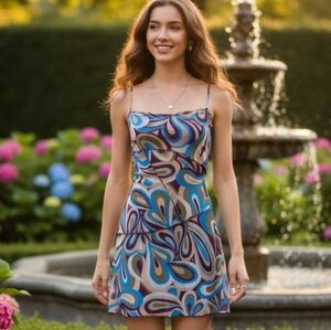 NWT Urban Outfitters Speechless Size Medium Moxie Mesh Mini Slip Dress!!